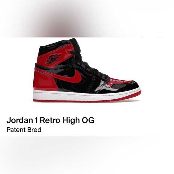 Patent leather Jordan 1,s comes with original box and shoes come brand new - Picture 1 of 1